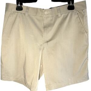 Mens Smallwoods Yachtwear Gray Horizon flat Front Bermuda Shorts Size 34